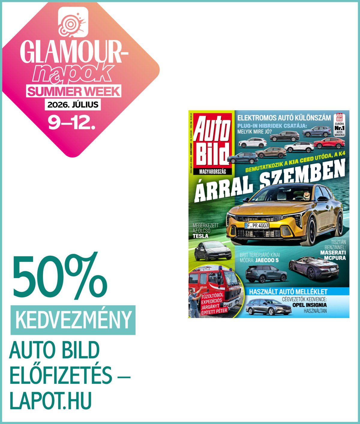 Auto Bild előfizetés - lapot.hu kupon