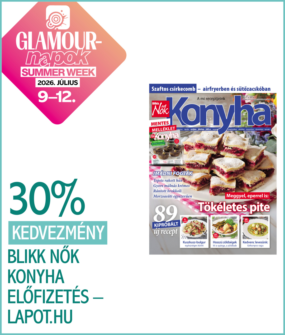 Blikk Nők Konyha előfizetés - lapot.hu kupon
