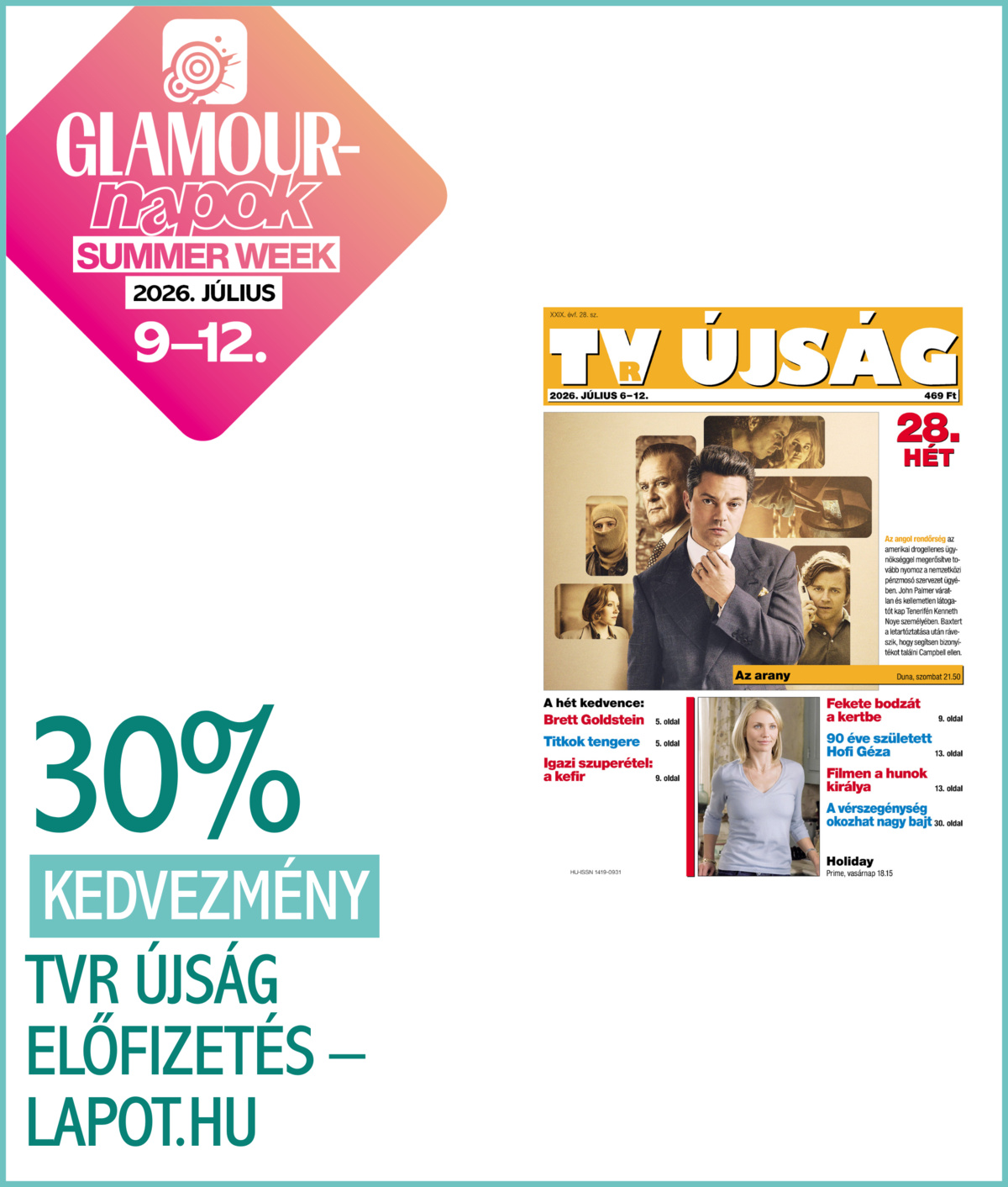 TVR Újság előfizetés - lapot.hu kupon
