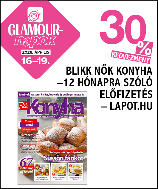 Blikk Nők Konyha - 12 hónapra szóló előfizetés - lapot.hu