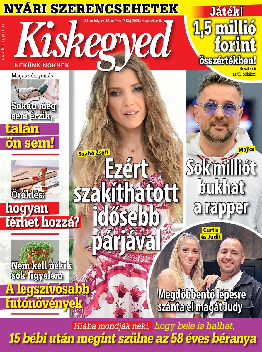 Kiskegyed 2025. augusztus 5.